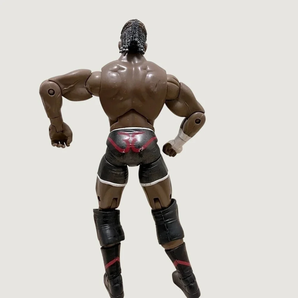 WWE Mattel Elite Elijah Burke Action Figure Black White Trunks 7 Inch Wrestler